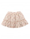 Baby Syndra Pointelle Top with Printed Skirt Set