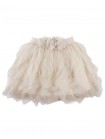 Marielle Tiered Ruffle Tulle Skirt with Corsage on Waist
