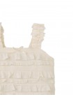 Suri Tank Top with All-Over Ruffles and Satin Bow