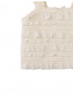 Suri Tank Top with All-Over Ruffles and Satin Bow