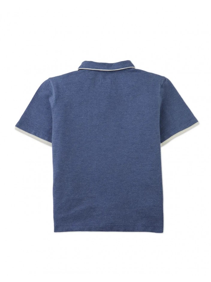 Edwin Polo Shirt with Piping Details