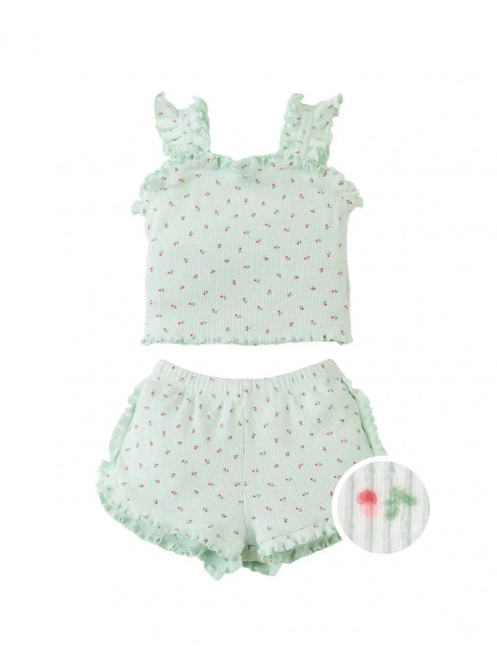 Baby Juliette Ruffled Top and Shorts Set