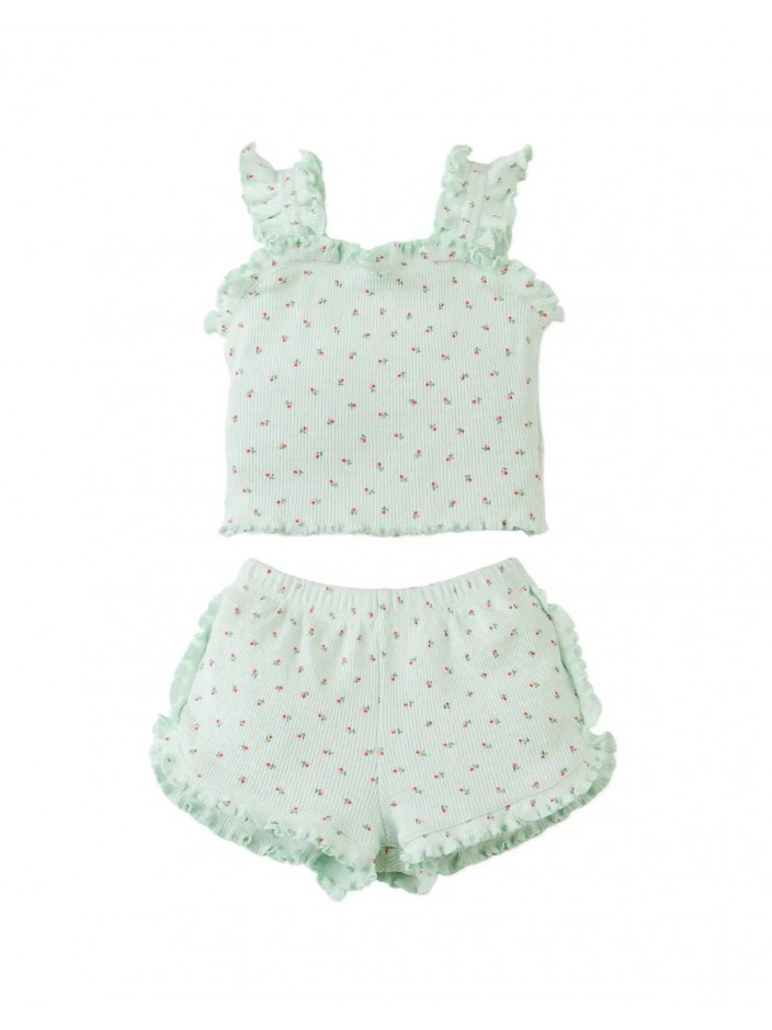 Baby Juliette Ruffled Top and Shorts Set
