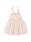 Baby Michelle Knitted Top and Feather Fabric Combi Dress