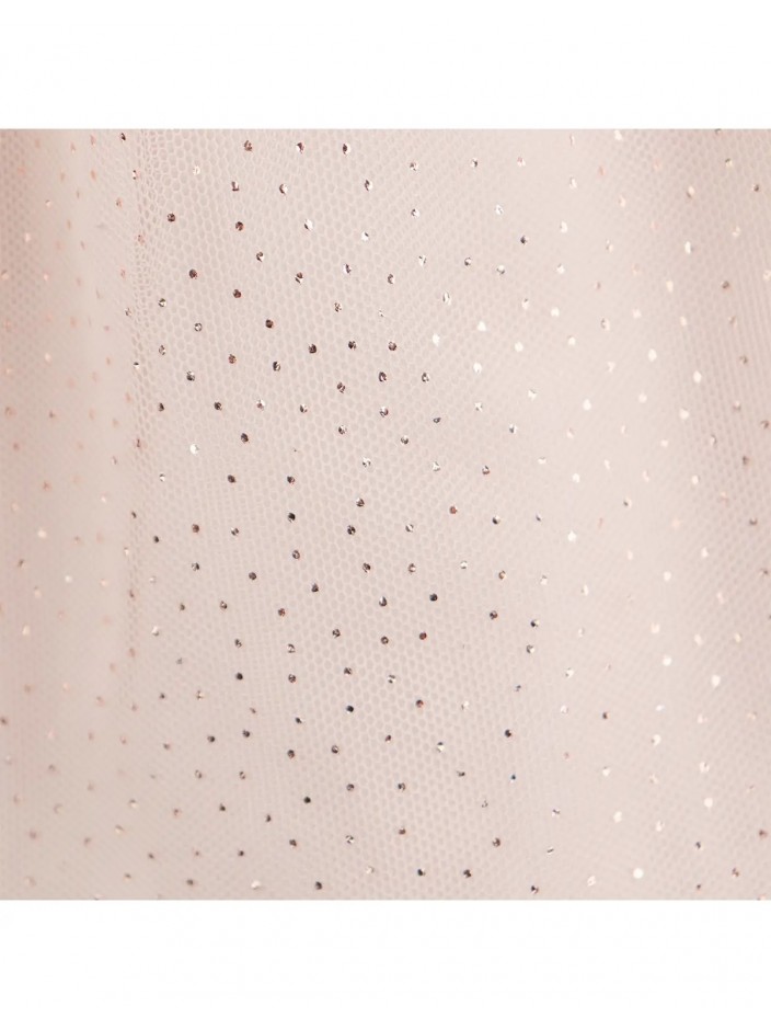 Baby Rianne Strappy Glittered Tulle Dress with Bows