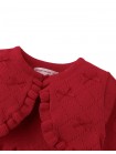 Baby Ines Knitted Pointelle Cardigan with Bows