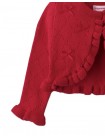 Baby Ines Knitted Pointelle Cardigan with Bows