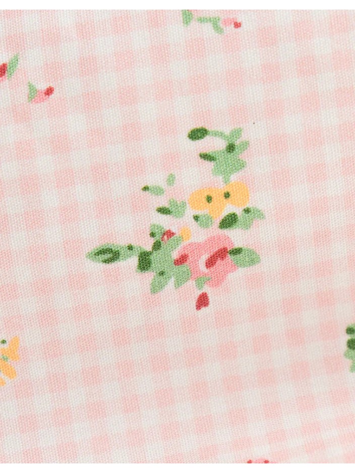 Baby Emie Smocked Dress with Collar and Puff Sleeves