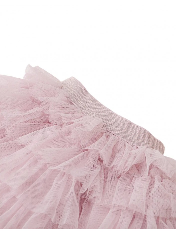 Baby Helene Tulle Tiered Skirt with Gold Details