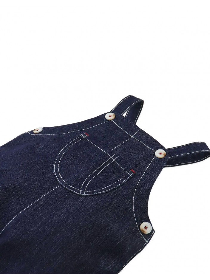 Baby Albie Denim Cargo Dungarees