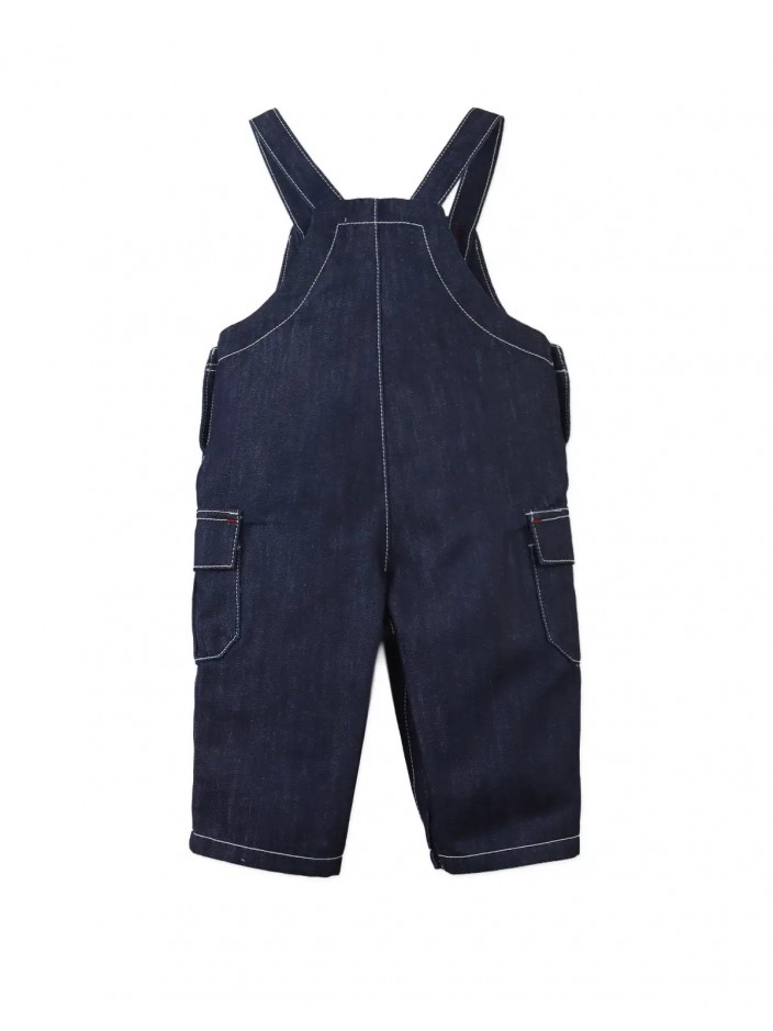 Baby Albie Denim Cargo Dungarees