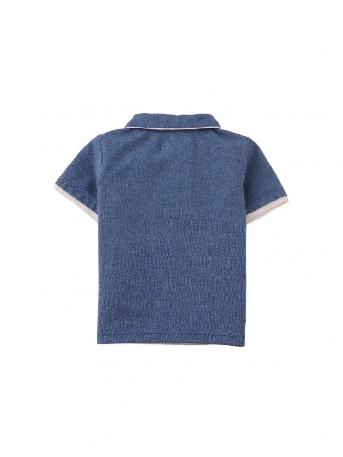 Baby Edwin Polo Shirt with Piping Details
