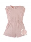 Fleur Sleeveless Playsuit with Ruffle Details