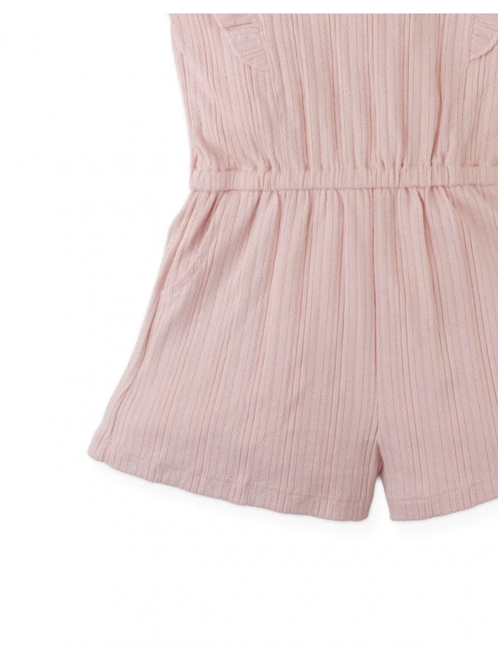 Fleur Sleeveless Playsuit with Ruffle Details