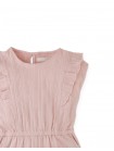Fleur Sleeveless Playsuit with Ruffle Details