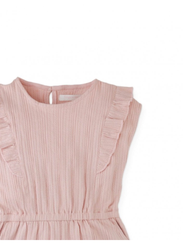 Fleur Sleeveless Playsuit with Ruffle Details