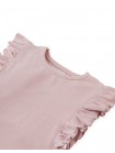 Cici Tank Top with Ruffled Sleeves and Embroidered Gg Logo