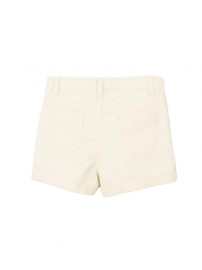 Baby Barry Shorts with Patch Pocket and Contrast Stitching