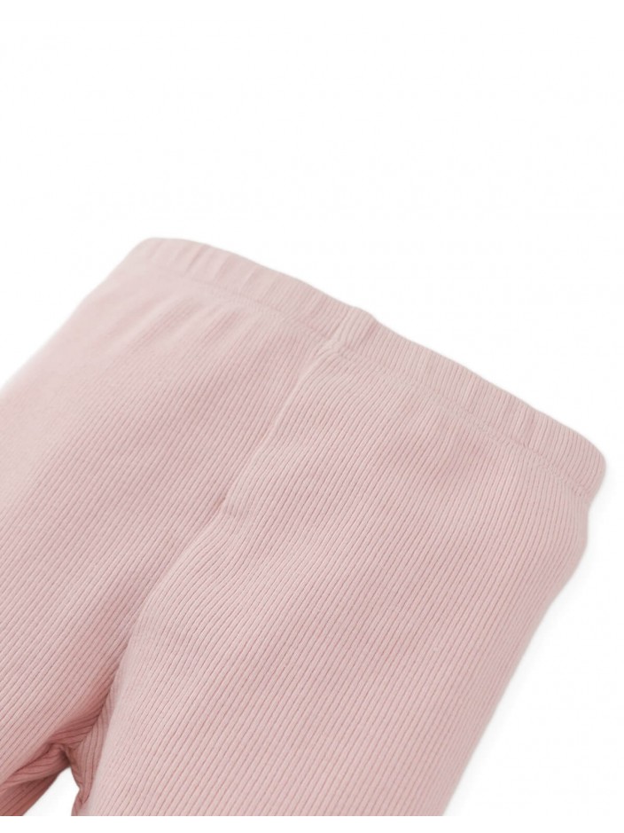Baby Lucia Leggings with Plain Ribbing