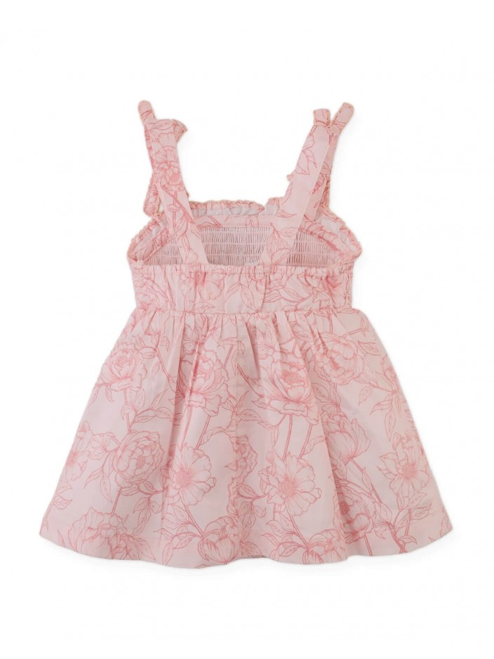 Baby Marguerite Smocked Toile Dress with Bows