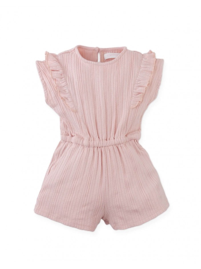 Baby Fleur Sleeveless Playsuit with Ruffle Details