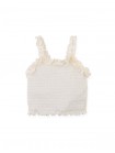 Baby Gigi Fully Smocked Tank Top with Set-in Ruffles