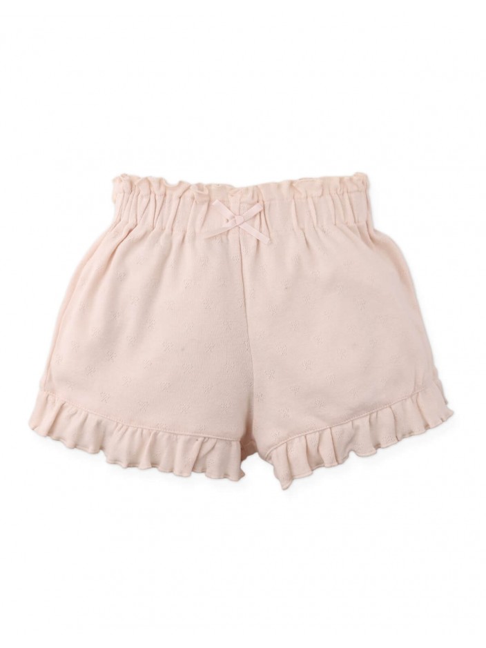 Faye Shorts with Waistband and Bow Applique