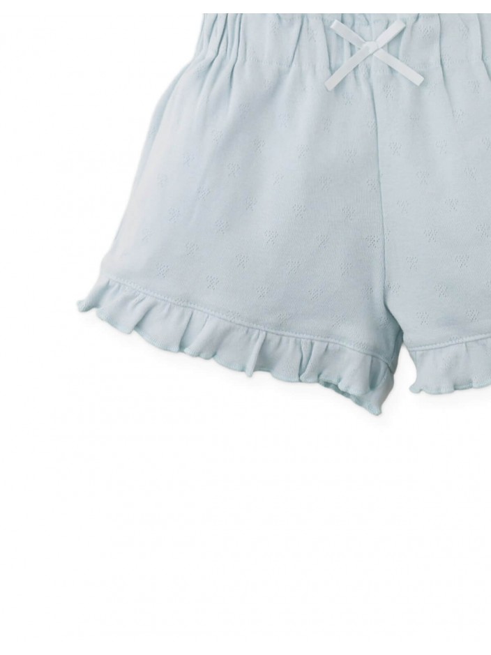 Faye Shorts with Waistband and Bow Applique