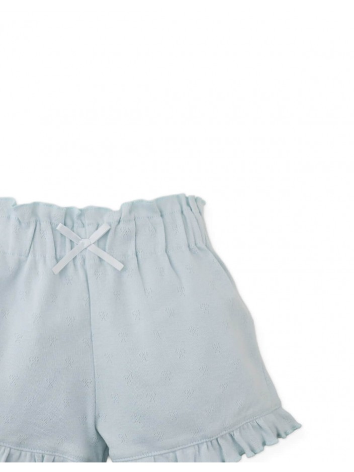 Faye Shorts with Waistband and Bow Applique