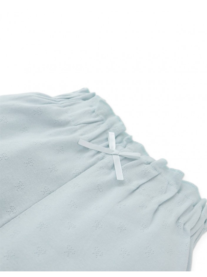 Faye Shorts with Waistband and Bow Applique