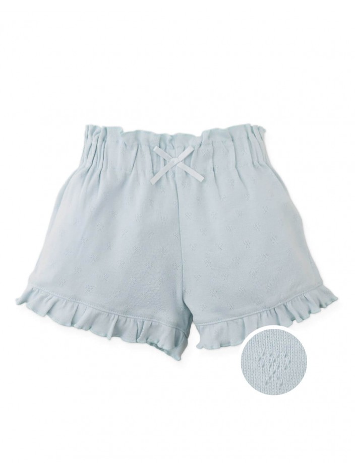 Faye Shorts with Waistband and Bow Applique