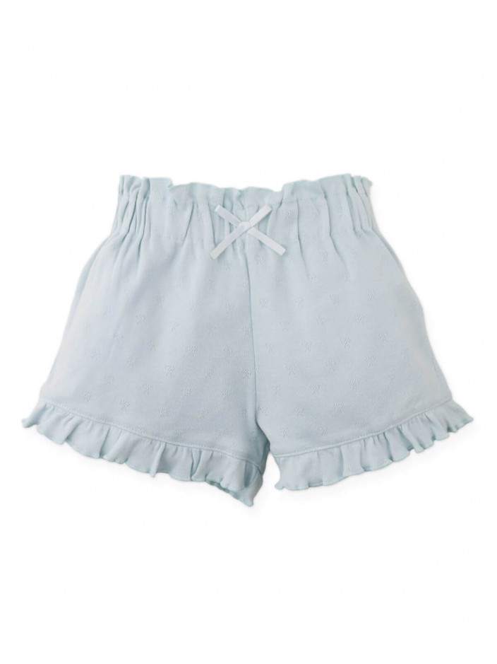 Faye Shorts with Waistband and Bow Applique