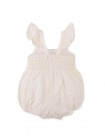 Baby Jacinta  Smocked Bubble Playsuit with Tiny Bows