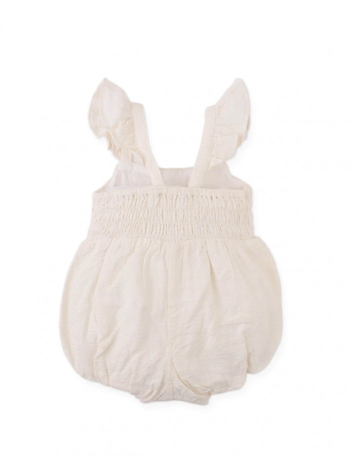 Baby Jacinta  Smocked Bubble Playsuit with Tiny Bows