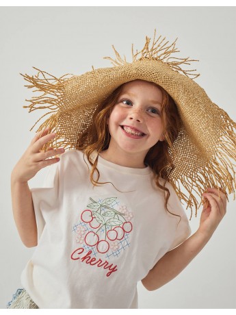 Savanna Embroidered Dolman Graphic Tee