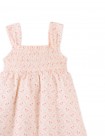 Elena Smocked Strappy Textured Dress