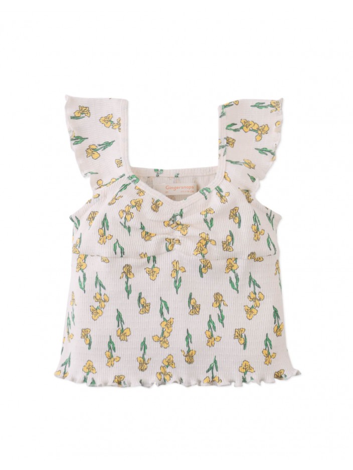 Cassandara Sweetheart Neckline Top and Ribbed Skort Set