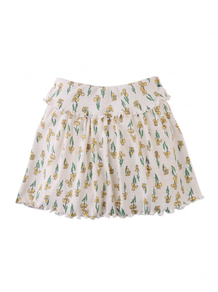 Cassandara Sweetheart Neckline Top and Ribbed Skort Set