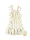 Katie Sundress with Bow Tie Straps & Embroidery