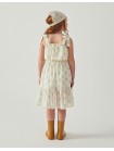 Katie Sundress with Bow Tie Straps & Embroidery