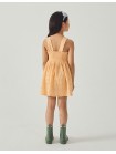 Emily Ruffled Apron Dress with Botanical Embroidery