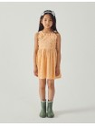 Emily Ruffled Apron Dress with Botanical Embroidery