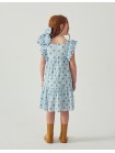 Chloe Apron Dress with Smocked Bodice & Petal Sleeves