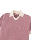 Alastor Striped Pique Polo Shirt
