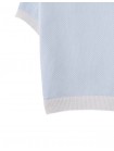 Lucius 2-Tone Polo with Ribbed Cuffs & Hem