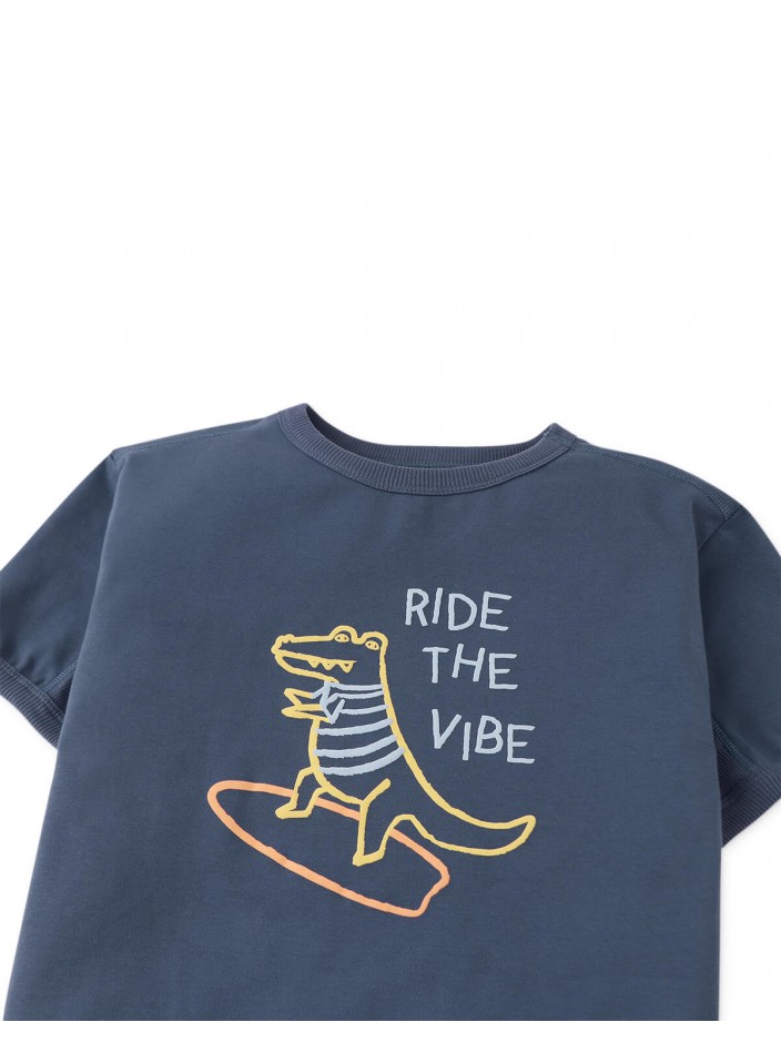 Chalice Cotton Jersey Barrel Tee