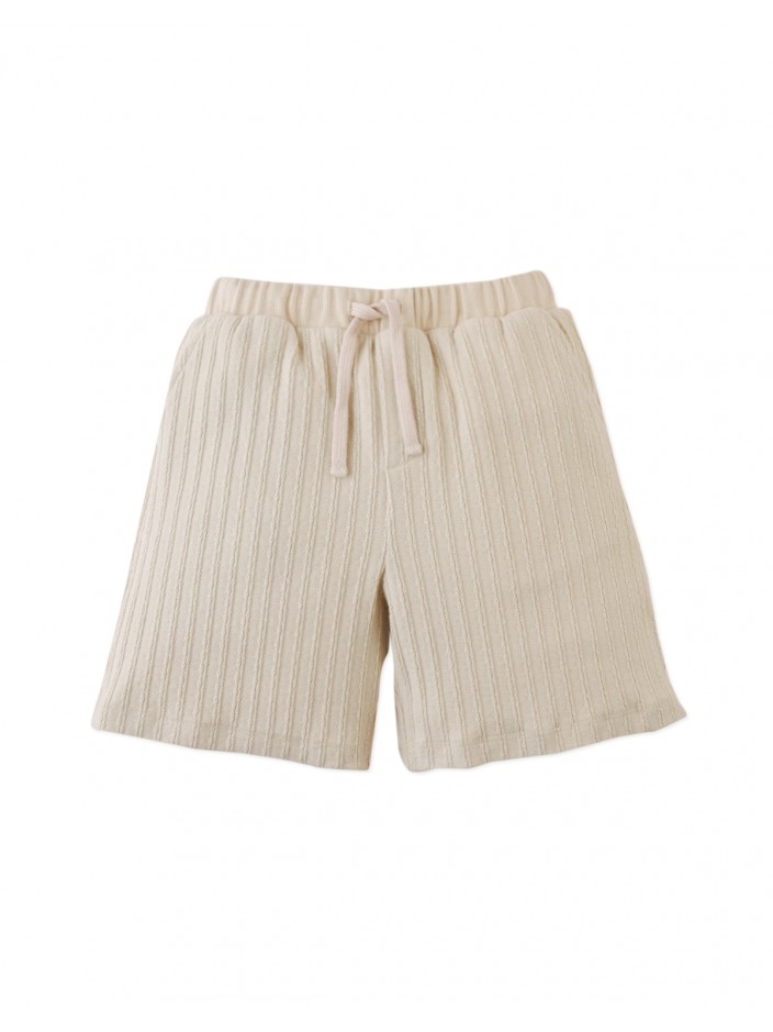 Daryl Cable Knit Drawstring Shorts