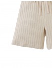 Daryl Cable Knit Drawstring Shorts