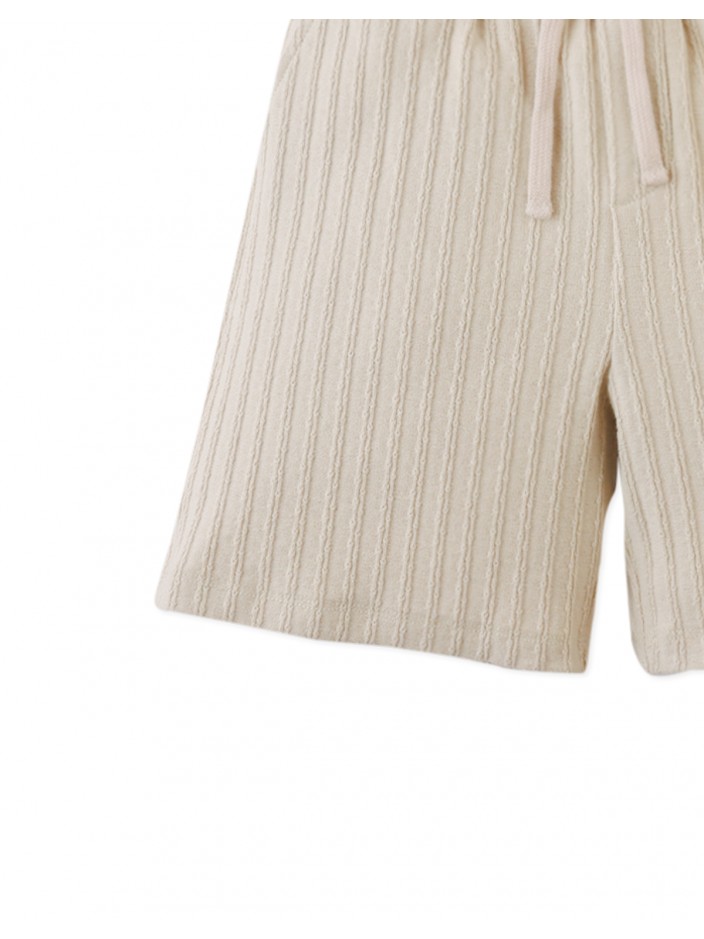 Daryl Cable Knit Drawstring Shorts