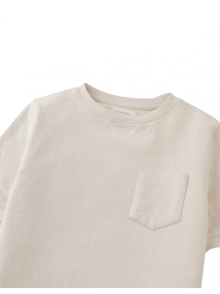 Scott French Terry Ringer Tee with Pocket